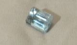 Topaz Light blue Emerald cut 10mm x 7.5mm 4.04cts