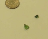 Tourmaline Green, Light  Trillion Cabochon Assorted sizes 2.91cts