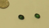 Tourmaline Iron-green Oval Cabochon 8.5mm x 6.2mm 4.41cts