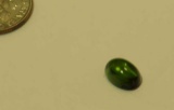 Tourmaline Iron-green Oval cabochon 9mm x 6.5mm 1.98cts