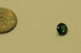Tourmaline Iron-green Round Faceted 0.96cts