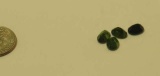 Tourmaline Iron-green Oval mix Faceted Assorted sizes