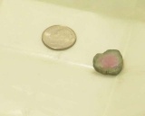 Tourmaline Melon cross section Dime size