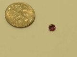 Tourmaline Pink Round Faceted 4mm