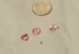 Tourmaline Pink Trillion Faceted 6mm Matched pair