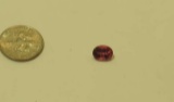 Tourmaline Purple/red Oval Faceted 8mm x 6mm 1.15cts
