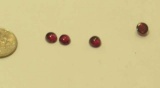 Tourmaline Red/purple Round Cabochon 6.00mm 3.95cts