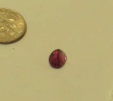Tourmaline Red-purple Oval Faceted