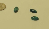 Turquoise Green/blue Oval Cabochon 14mm x 8mm