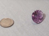 Amethyst Oval Fantasy cut 22mm x 16.5mm 20.34cts