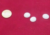 pack of 3 oval cabachon cut moonstones