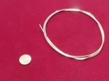 coil of .925 silver wire weight 19.5 grams