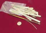 .925 silver flats and wire pieces 121.8 grams