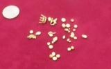 14k gold fasteners, prongs, and scrap mix 8.44 grams
