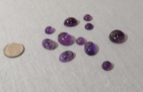 Amethyst Round & oval Cabochon Assorted sizes