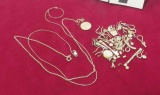 sterling silver scrap including chains