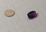 Amethyst Square end cushion Faceted 16.27mm x 12.82mm 11.28cts