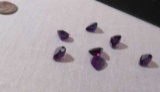 Amethyst Trillion Faceted 11.00mm 3.99cts avg.