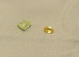 Aquamarine Blue & yellow Round & square Faceted Assorted sizes