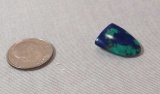 Azurite malachite Blue/green Domed Cabochon 16.70mm x 13.50mm 6.45cts