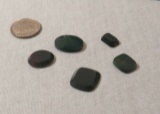 Bloodstone Dark green Assorted shapes Cushion Assorted sizes