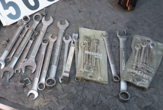 Mixed end wrenches, ignition wrenches, set of hex keys