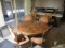 ornate inlaid veneer dining table 47