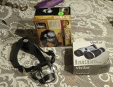 Totes headlight and Vivitar binoculars still in original boxes