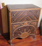 antique chest of drawers in SW bedroom