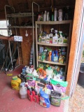 huge assortment pesticides and fertilizers for lawn and garden use
