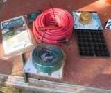 new water hose, new lawn sprinklers with hose kit, soil blanket