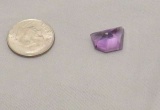Amethyst 5-sided Faceted 4.58cts