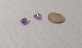 Amethyst Trillion Faceted 7mm Average 0.93cts