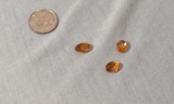 Citrine Orange-reddish Oval 8mm x 6mm Av.1.46 each