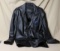 Leather dress jacket size large by Vilanto