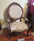 Victorian style parlor chairs