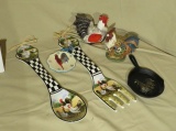 assorted chicken decoration