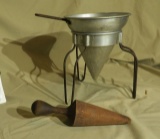 assorted items including scales, pitcher,