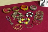 group of assorted bracelets