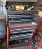 tool cabinet and chest with old tools