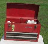 Craftsman bench top tool chest with tools