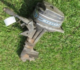 4 hp Mercury outboard motor.  Engine truns over, recoil not working properly, no fuel tank or hose