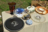 mixed glass serving ware