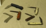 collection of 6 assorted knives