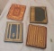 4 pocket hard bound Tifany & Co memoranda calendar books 1919, 1933, 1934, 1936 - 2 1/2