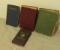 group of 3  Catholic books including a new testament  that was published in 1897, and a Peabody's We