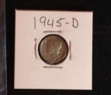 1945d   Mercury  Dime