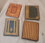 4 pocket hard bound Tifany & Co memoranda calendar books 1919, 1933, 1934, 1936 - 2 1/2