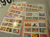 International Collectors Society 1994 Disney's Fairy Tale Series 6 sheets of 9 thirty cent stamps ea