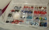 bead assortment kit with mostly glass beads plus some hematite 1